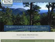 Tablet Screenshot of kinglandwater.com